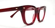 Ottica Mondello Roma - Ahlem - AHL.001105.OPT - Tunis - Burgundy RX - Acetate - shape Cat-eye - red - EYEWEAR - EYEGLASSES - Unisex,Uomo,Donna,Women,Men - lens Clear - Made In France