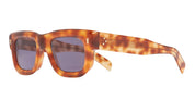 Ottica Mondello Roma - Cutler and Gross - CGSN-1402-50-02 - 1402 - OLD HAVANA - Acetate - shape Squared - blue - EYEWEAR - SUNGLASSES - Unisex,Uomo,Donna,Women,Men - lens Grey - Made In Italy