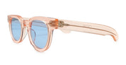 Ottica Mondello Roma - Julius Tart - JTPL-106H-2B-BL-60 - FDR 46X24 - FRESH PINK / LIGHT BLUE LENS - Acetate - shape Round - pink - EYEWEAR - SUNGLASSES - Unisex,Uomo,Donna,Women,Men - lens Blue - Made In Japan