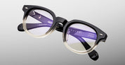 Ottica Mondello Roma - Jacques Marie Mage - JMMRFERX-3R - MATSU - BLACK FADE RX - ASIAN FIT - Acetate - shape Panto - Black - EYEWEAR - EYEGLASSES - Unisex,Uomo,Donna,Women,Men - lens Clear - Made In Japan