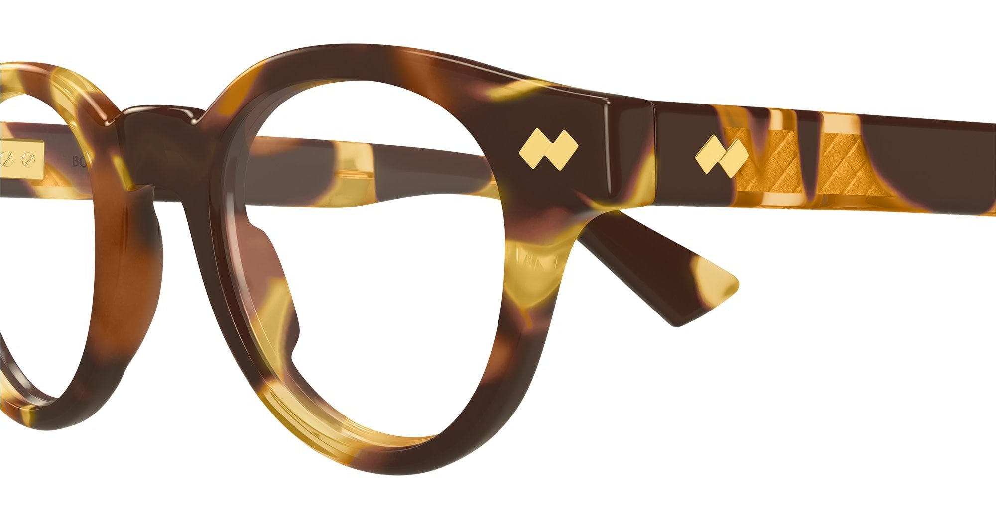 Ottica Mondello Roma - Bottega Veneta - BV1443O-002 - BV1443O-002 - HAVANA RX - Acetate - shape Panto - Havana - EYEWEAR - SUNGLASSES - Donna,Women - lens Clear - Made In Japan