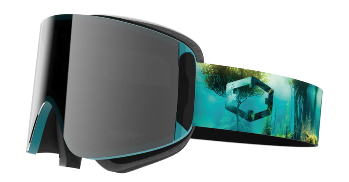  SILVER LENS - nylon - shape Goggles - blue - EYEWEAR - GOGGLES - Uomo,Men - lens silver - Made In Italy