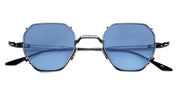 Ottica Mondello Roma - Jacques Marie Mage - JMMRMT-2K - VERLAINE - ANTIQUE SILVER - Titanium - shape Octagonal - Silver - EYEWEAR - SUNGLASSES - Unisex,Uomo,Donna,Women,Men - lens Blue - Made In Japan