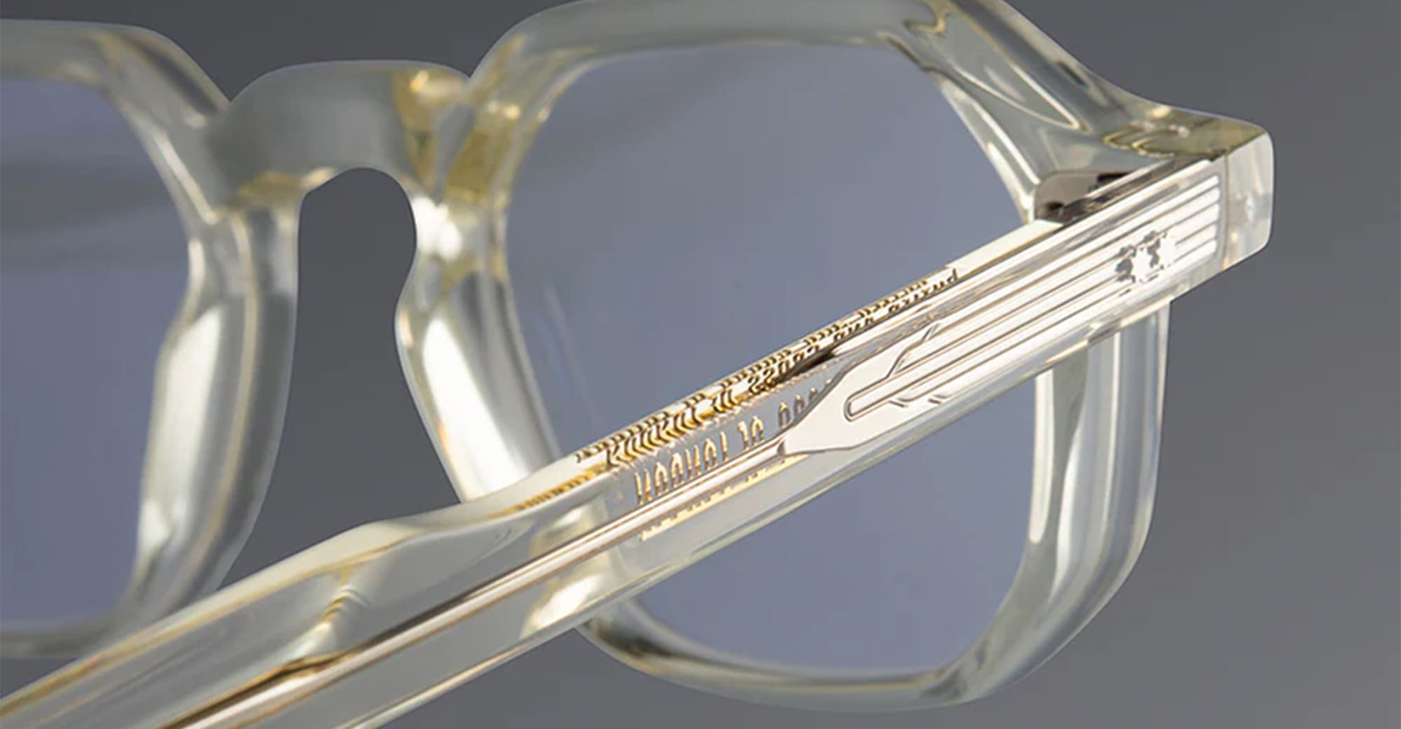 Ottica Mondello Roma - Cutler and Gross - CGOP-GR11-48-B4 - GR11 - BUTTER CRYSTAL COLOR STUDIO RX - Acetate - shape Octagonal - transparent beige - EYEWEAR - EYEGLASSES - Unisex,Uomo,Donna,Women,Men - lens Clear - Made In Italy
