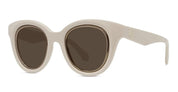 Ottica Mondello Roma - Loewe - LW40183I5125E - Anagram White Cat Eye Sunglasses - Acetate - shape  - White - EYEWEAR - SUNGLASSES - Donna,Women - lens  - Made In Italy