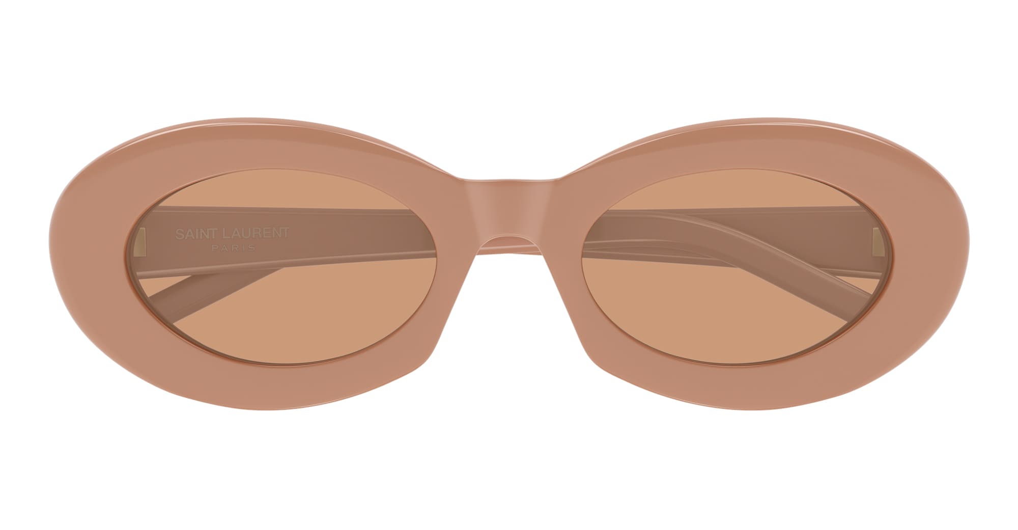 Ottica Mondello Roma - Saint Laurent - SL 594-010 - SL 594-010 - NUDE - Acetate - shape Oval - brown - EYEWEAR - SUNGLASSES - Donna,Women - lens Brown - Made In Italy