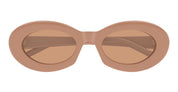 Ottica Mondello Roma - Saint Laurent - SL 594-010 - SL 594-010 - NUDE - Acetate - shape Oval - brown - EYEWEAR - SUNGLASSES - Donna,Women - lens Brown - Made In Italy