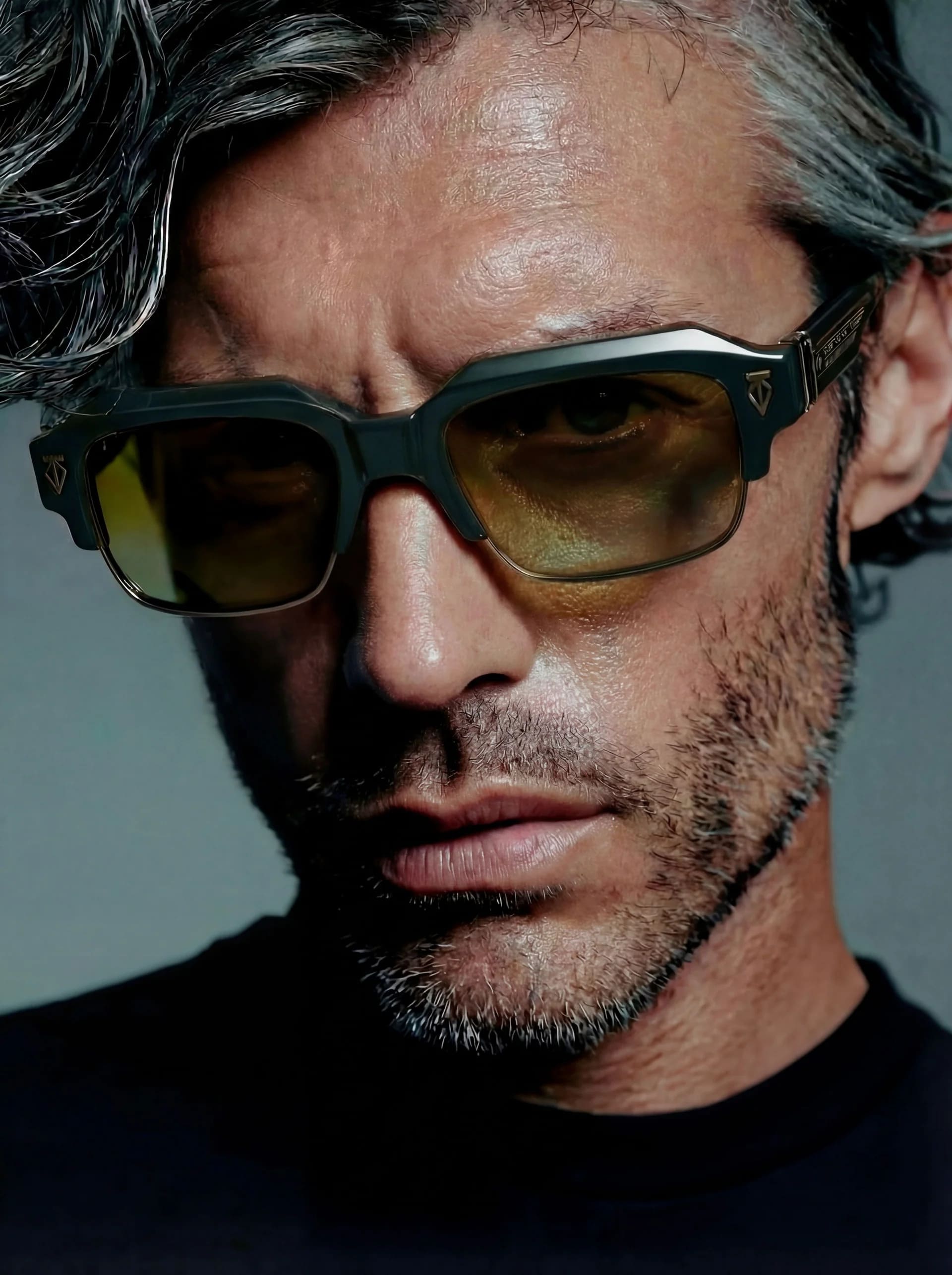 Ottica Mondello Roma - T HENRI - PCBR - PANTERA - BRITISH RACING GREEN - Acetate, titanium - shape Rectangular - green - EYEWEAR - SUNGLASSES - Unisex,Uomo,Donna,Women,Men - lens Gold - Made In Japan
