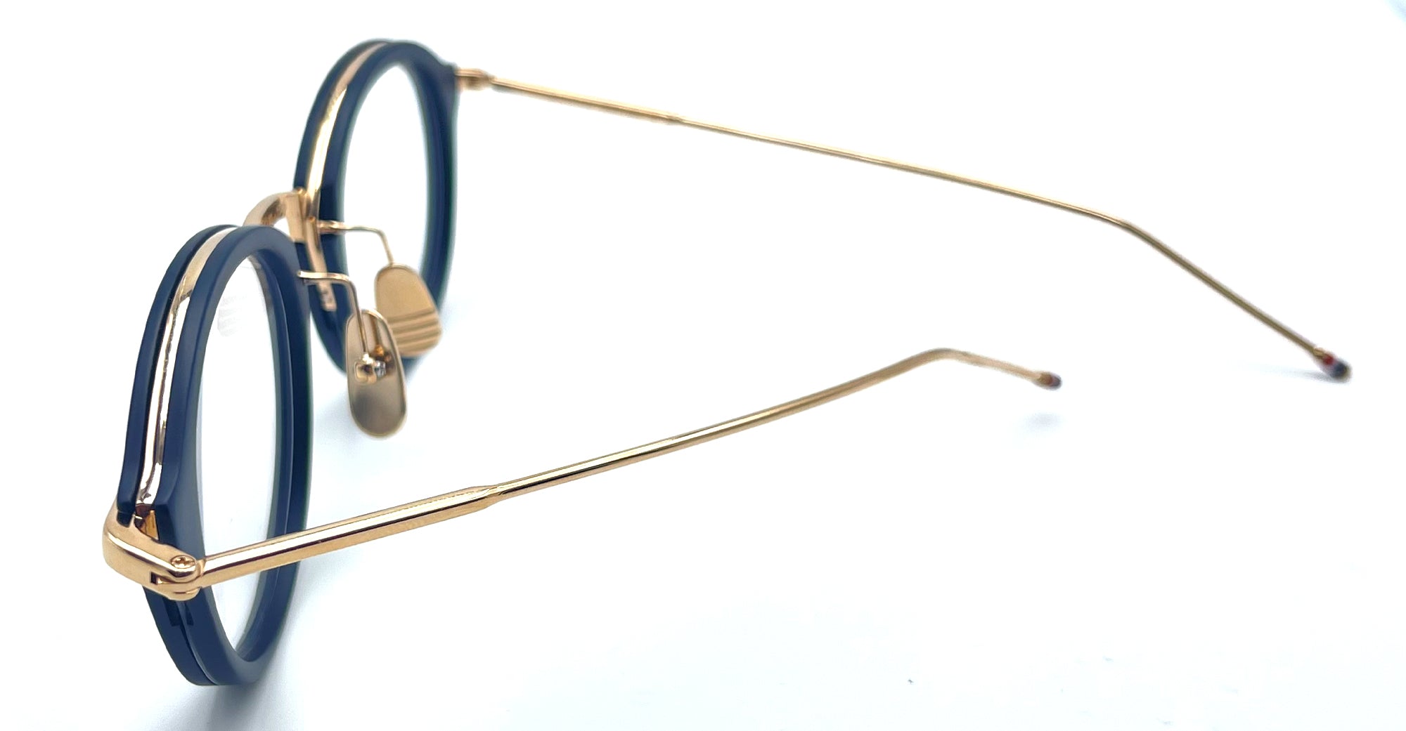 Round - black / gold rx