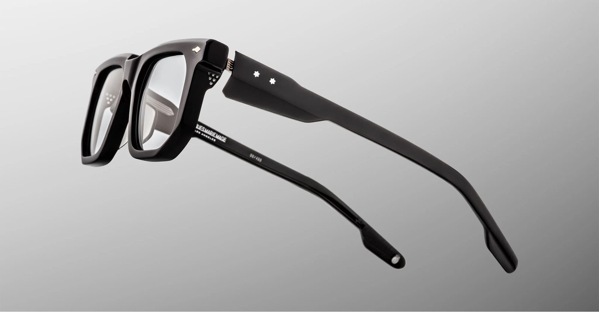 Ottica Mondello Roma - Jacques Marie Mage - JMMVUCRX-88 - YOSHI - BLACK RX - Acetate - shape Rectangular - Black - EYEWEAR - EYEGLASSES - Unisex,Uomo,Donna,Women,Men - lens Clear - Made In Japan
