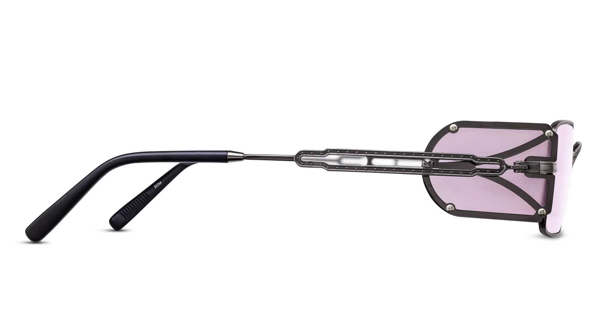 Ottica Mondello Roma - Matsuda - 10611H.SG.RTM.48 - 10611H - RUTHENIUM / CAFE VIOLET - Titanium - shape  - Ruthenium - EYEWEAR - SUNGLASSES - Uomo,Men - lens  - Made In Japan