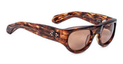 Ottica Mondello Roma - Jacques Marie Mage - JMMLY-18P - CLYDE 2.0 - BOURBON - Acetate - shape Oval - Havana - EYEWEAR - SUNGLASSES - Unisex,Uomo,Donna,Women,Men - lens Brown - Made In Japan