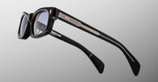 Ottica Mondello Roma - Jacques Marie Mage - JMMIT-K3 - INITIALS - BLACK MIRROR - Acetate - shape Rectangular - Black - EYEWEAR - SUNGLASSES - Unisex,Uomo,Donna,Women,Men - lens Grey - Made In Japan