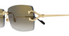 Ottica Mondello Roma - Cartier - CT0550S-001 - DÉCOR C CLASSIQUE DE CARTIER CT0550S-001 - GOLD - Metal - shape  - Gold - EYEWEAR - SUNGLASSES - Uomo,Men - lens  - Made In France