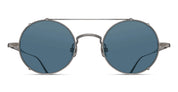 Ottica Mondello Roma - Matsuda - M3143.SG.AS.46 - M3143 - ANTIQUE SILVER / BLUE GREY LENS - Titanium - shape Round - Silver - EYEWEAR - EYEGLASSES - Unisex,Uomo,Donna,Women,Men - lens Blue - Made In Japan
