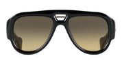 Ottica Mondello Roma - T HENRI - TRAE - TR2 - SHADOW II - Acetate - shape Aviator - Black - EYEWEAR - SUNGLASSES - Unisex,Uomo,Donna,Women,Men - lens gradient yellow - Made In Japan