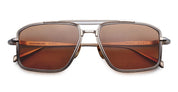 Ottica Mondello Roma - Jacques Marie Mage - JMMER-L4 - EARL - DARJEELING - Titanium - shape Navigator - Gold - EYEWEAR - SUNGLASSES - Unisex,Uomo,Donna,Women,Men - lens Brown - Made In Japan