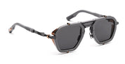 Ottica Mondello Roma - Movitra - NOMAD 02 C3 - NOMAD 02 C3 - SOLID GREY (MATTE) / GREY LENS - Acetate, metal - shape Navigator - grey - EYEWEAR - SUNGLASSES - Unisex,Uomo,Donna,Women,Men - lens Grey - Made In Italy