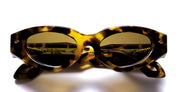 Ottica Mondello Roma - Daizo - A-NC001e-L1-VB01 - ALICE - LEOPARD / 18k gold - Acetate - shape Cat-eye - Havana - EYEWEAR - SUNGLASSES - Unisex,Uomo,Donna,Women,Men - lens Brown - Made In Japan