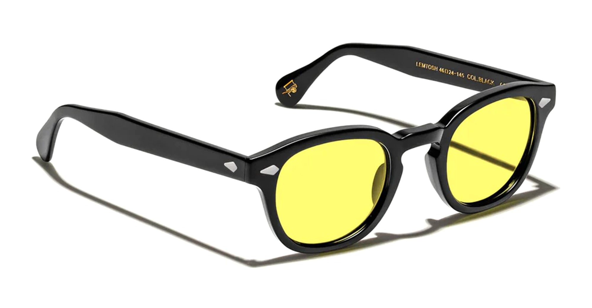 CUSTOM MELLOW YELLOW LENS - Acetate - shape  - Black - EYEWEAR - SUNGLASSES - Unisex,Uomo,Donna,Women,Men - lens  - Made In China