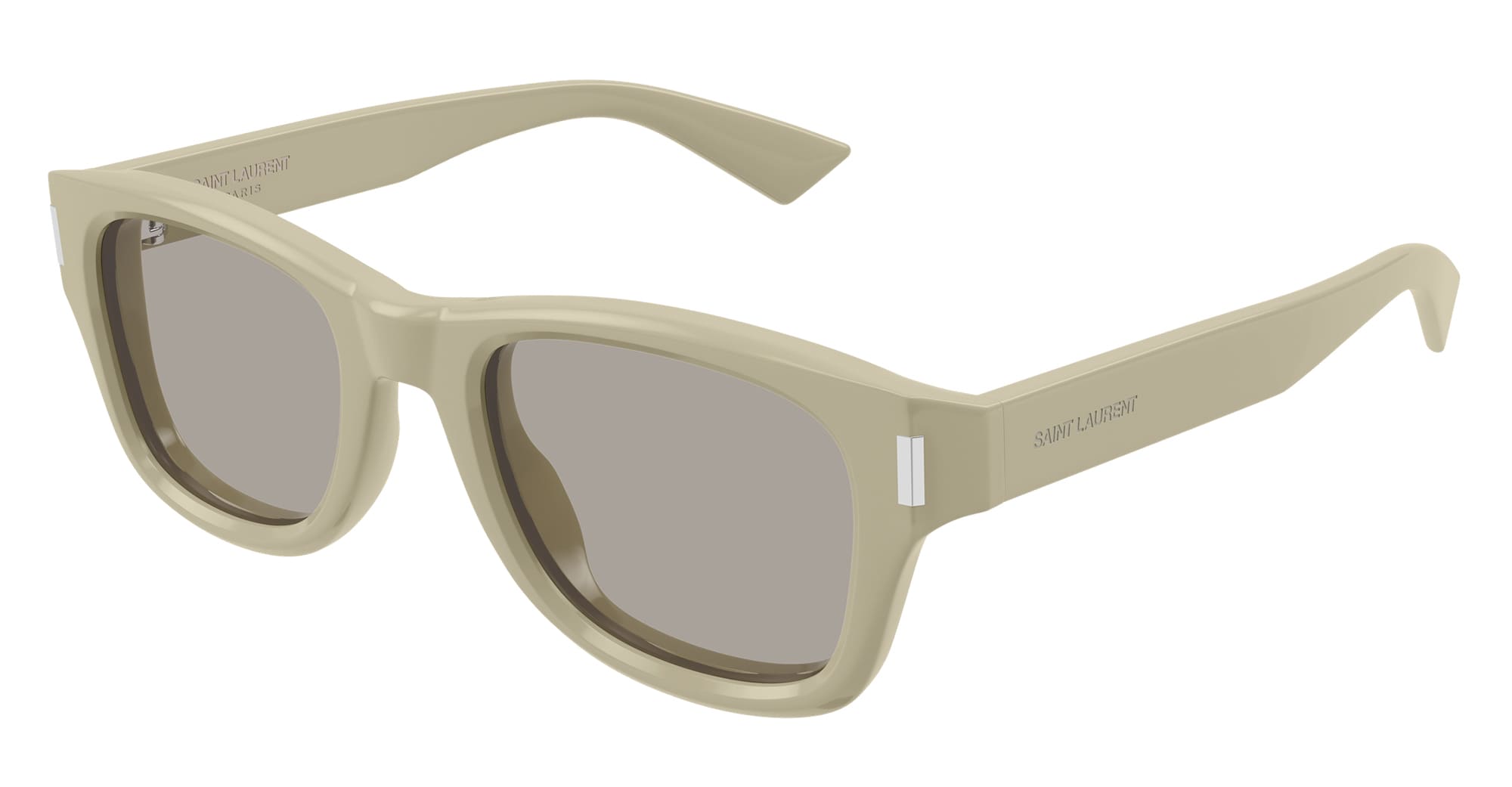 Ottica Mondello Roma - Saint Laurent - SL 801-003 - SL 801-003 - GREEN - Acetate - shape Squared - green - EYEWEAR - SUNGLASSES - Unisex,Uomo,Donna,Women,Men - lens Grey - Made In Italy