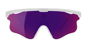 Ottica Mondello Roma - Alba Optics - 8050054514642 - DELTA LEI - WHITE / VZUM PLASMA - Tr90 - shape Mask - White - EYEWEAR - SUNGLASSES - Unisex,Uomo,Donna,Women,Men - lens purple - Made In Italy
