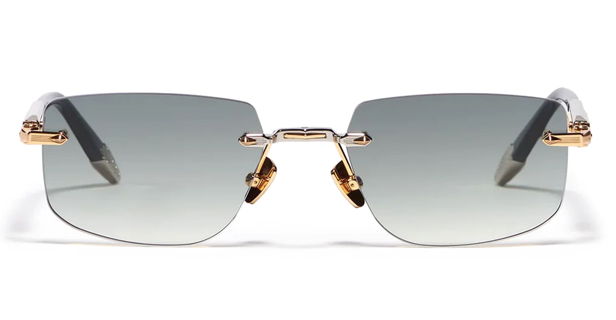  Platine Plated - Metal - shape  - Gold - EYEWEAR - SUNGLASSES - Unisex,Uomo,Donna,Women,Men - lens  - Made In France