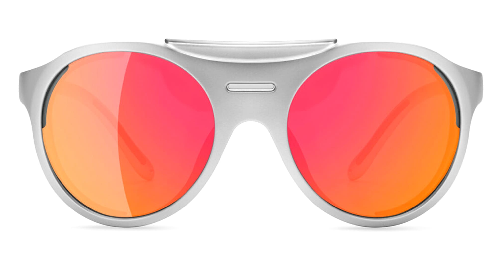Ottica Mondello Roma - Alba Optics - 8050054517063 - SOLO II - SILVER METAL / VZUM LAVA - Tr90 - shape  - Silver - EYEWEAR - SUNGLASSES - Unisex,Uomo,Donna,Women,Men - lens  - Made In Italy