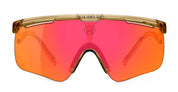Ottica Mondello Roma - Alba Optics - 8050054518404 - DELTA - SMOKE GLOSSY / VZUM F-LENS FIRE - Tr90 - shape Mask - brown - EYEWEAR - SUNGLASSES - Unisex,Uomo,Donna,Women,Men - lens red - Made In Italy