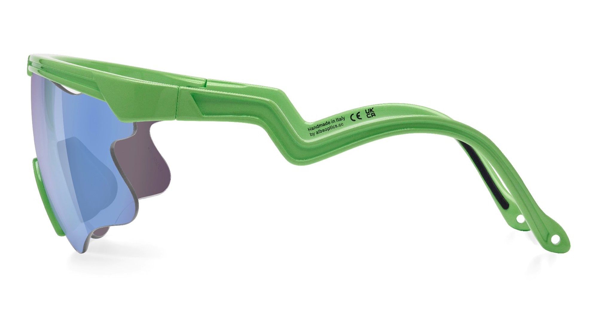 Ottica Mondello Roma - Alba Optics - 8050054517858 - DELTA LEI - PISTACHIO / VZUM F-LENS FLM - Tr90 - shape Mask - green - EYEWEAR - SUNGLASSES - Unisex,Uomo,Donna,Women,Men - lens purple - Made In Italy