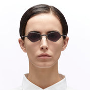 Ottica Mondello Roma - Kuboraum - KRSZ25GM000000VC - MASK Z25 - GUNMETAL - metal, acetate - shape Geometrical - dark grey - EYEWEAR - SUNGLASSES - Unisex,Uomo,Donna,Women,Men - lens violet - Made In Italy