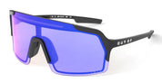 Ottica Mondello Roma - Out Of - XS185586M - Bot 3 LITE - Black / WHITE / IRID BLUE MEDIUM - Acetate - shape Mask - black, white - EYEWEAR - SUNGLASSES - Unisex,Uomo,Donna,Women,Men - lens Blue - Made In Italy