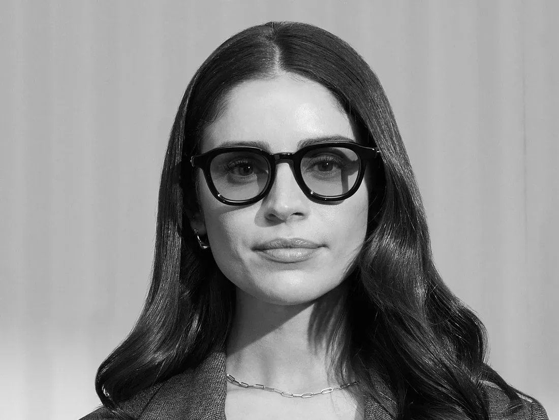 Ottica Mondello Roma - Moscot - OR-DAH-S44240200-T3 - DAHVEN  (44) - BLACK / CUSTOM NEW YORK ROSE LENS - Acetate - shape Panto - Black - EYEWEAR - SUNGLASSES - Unisex,Uomo,Donna,Women,Men - lens Pink - Made In China