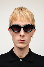 Ottica Mondello Roma - Paloceras - pebble-shadow-black-dx - PEBBLE - SHADOW BLACK DX - Acetate - shape Cat-eye - Black - EYEWEAR - SUNGLASSES - Unisex,Uomo,Donna,Women,Men - lens Gradient grey - Made In China