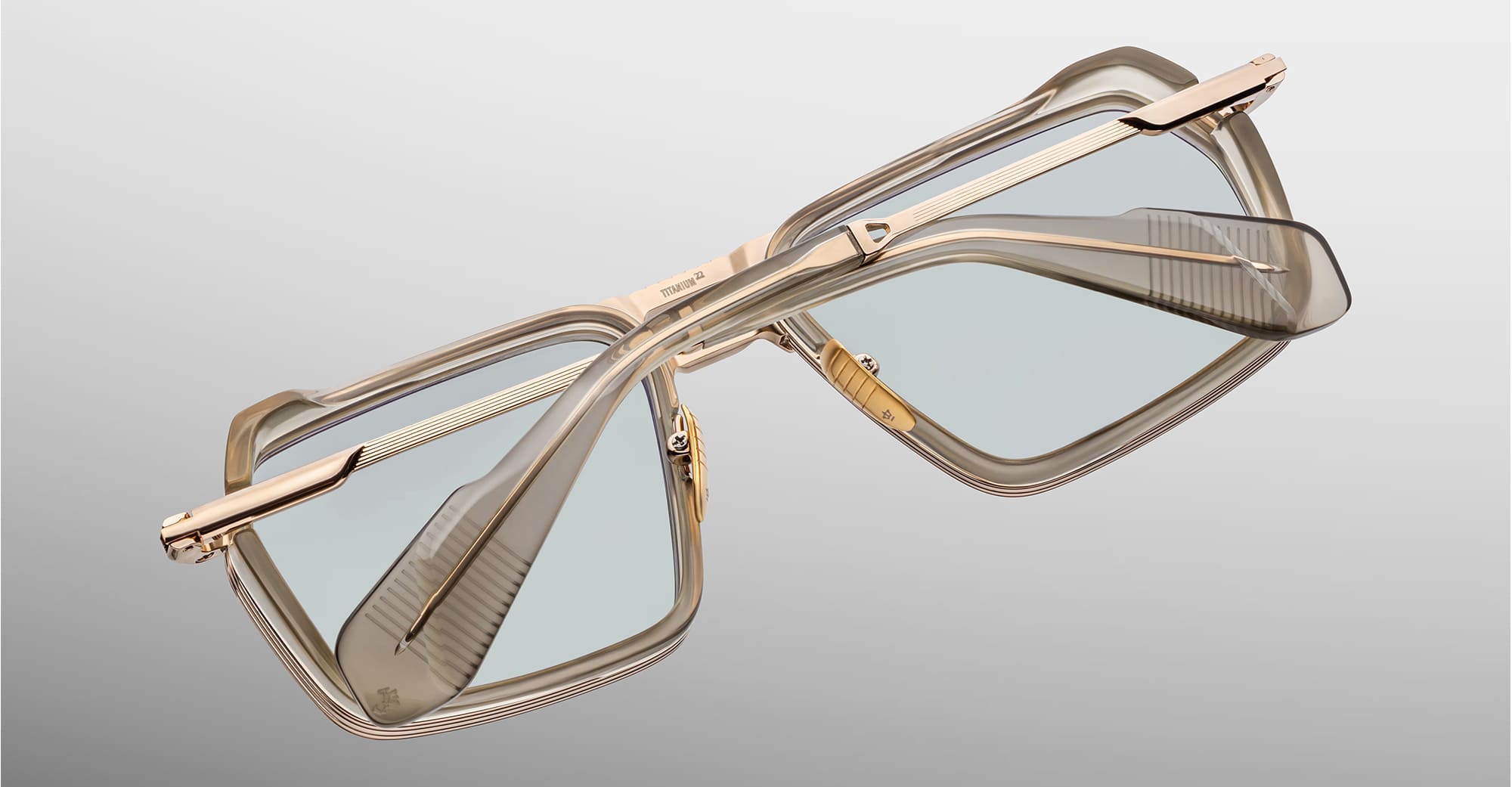 Ottica Mondello Roma - Jacques Marie Mage - JMMGTR-54 - GT-R - ALTAN - titanium, acetate - shape Navigator - Gold - EYEWEAR - SUNGLASSES - Unisex,Uomo,Donna,Women,Men - lens Green - Made In Japan