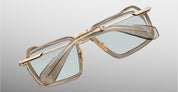 Ottica Mondello Roma - Jacques Marie Mage - JMMGTR-54 - GT-R - ALTAN - titanium, acetate - shape Navigator - Gold - EYEWEAR - SUNGLASSES - Unisex,Uomo,Donna,Women,Men - lens Green - Made In Japan