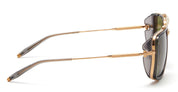 Ottica Mondello Roma - Akoni - AKS-500E-59 - STARGAZER - GOLD / DARK GREY CRYSTAL - Acetate, titanium - shape  - gold, grey - EYEWEAR - SUNGLASSES - Uomo,Men - lens  - Made In Japan