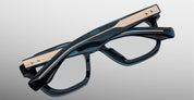 Ottica Mondello Roma - Jacques Marie Mage - JMMPTRX-9F - TOMLIN - INDIGO RX - Acetate - shape  - Tortoise - EYEWEAR - EYEGLASSES - Uomo,Men - lens  - Made In Japan