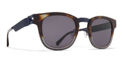 Ottica Mondello Roma - Mykita - 10089076 - DELANCEY - A86 INDIGO / SANTIAGO GRADIENT LENS - stainless steel - shape Panto - blue - EYEWEAR - SUNGLASSES - Unisex,Uomo,Donna,Women,Men - lens Grey - Made In Germany