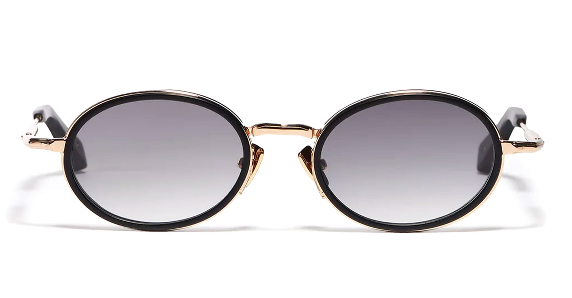  Antique Gold - Metal - shape  - Black, gold - EYEWEAR - SUNGLASSES - Unisex,Uomo,Donna,Women,Men - lens  - Made In France