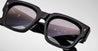 Ottica Mondello Roma - Jacques Marie Mage - JMMEZ-10Y1 - DECADE COLLECTION: ENZO - DECADE - Acetate - shape Squared - Black - EYEWEAR - SUNGLASSES - Uomo,Men - lens Gradient grey - Made In Japan