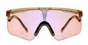 Ottica Mondello Roma - Alba Optics - 8050054517643 - DELTA - SMOKE GLOSSY / VZUM F-LENS FLM - Tr90 - shape Mask - brown - EYEWEAR - SUNGLASSES - Unisex,Uomo,Donna,Women,Men - lens purple - Made In Italy