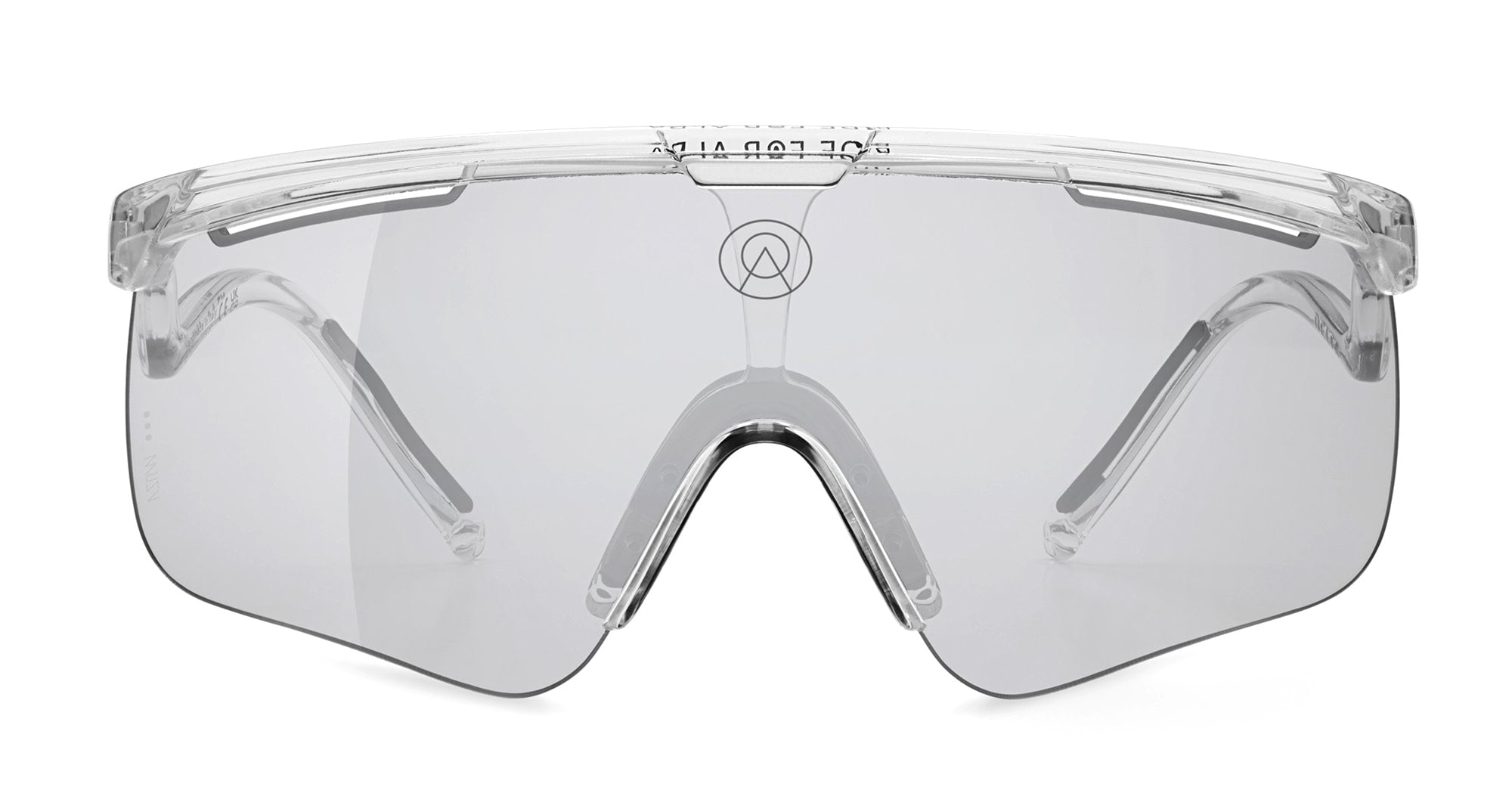 VZUM SUPER ALU - Tr90 - shape Mask - transparent - EYEWEAR - SUNGLASSES - Unisex,Uomo,Donna,Women,Men - lens Grey - Made In Italy