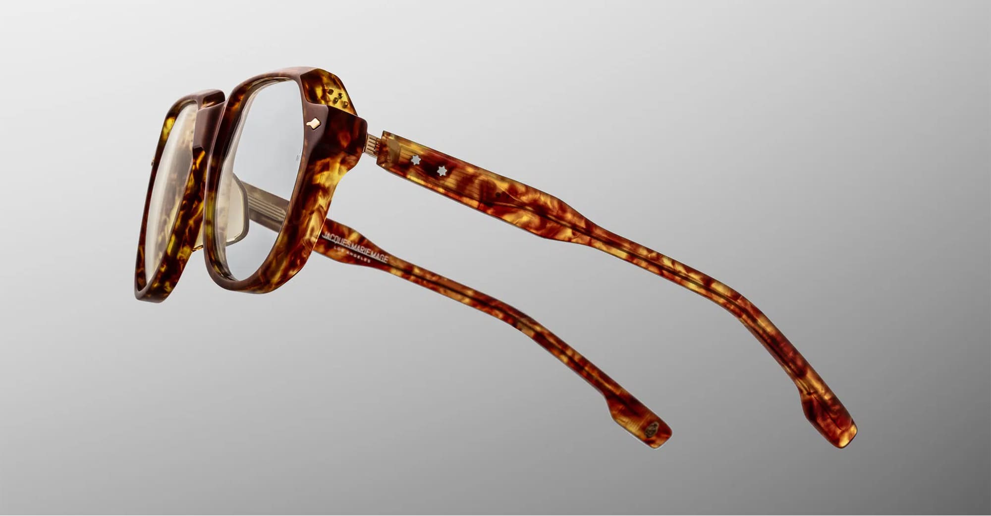 Ottica Mondello Roma - Jacques Marie Mage - JMMHZRX-H13 - SHOZO - HONEYCOMB RX - Acetate - shape Round - brown - EYEWEAR - EYEGLASSES - Unisex,Uomo,Donna,Women,Men - lens Clear - Made In Japan
