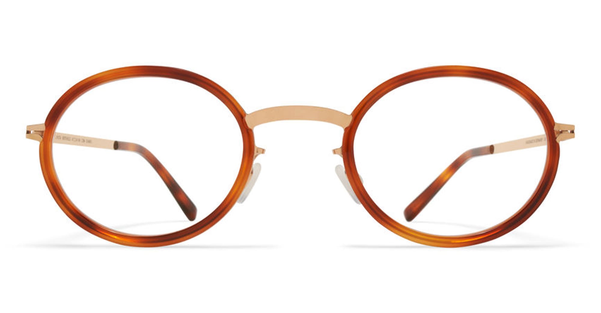Ottica Mondello Roma - Mykita - 10089687 - BERTHOLD - A99 Champagne Gold / Soft Havana RX - stainless steel - shape  - havana, gold - EYEWEAR - EYEGLASSES - Unisex,Uomo,Donna,Women,Men - lens  - Made In Germany