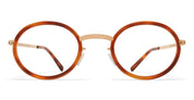 Ottica Mondello Roma - Mykita - 10089687 - BERTHOLD - A99 Champagne Gold / Soft Havana RX - stainless steel - shape  - havana, gold - EYEWEAR - EYEGLASSES - Unisex,Uomo,Donna,Women,Men - lens  - Made In Germany