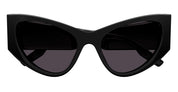 Ottica Mondello Roma - Balenciaga - BB0300S-001 - BB0300S-001 - BLACK / GREEN LED - Acetate - shape  - Black - EYEWEAR - SUNGLASSES - Unisex,Uomo,Donna,Women,Men - lens  - Made In Italy