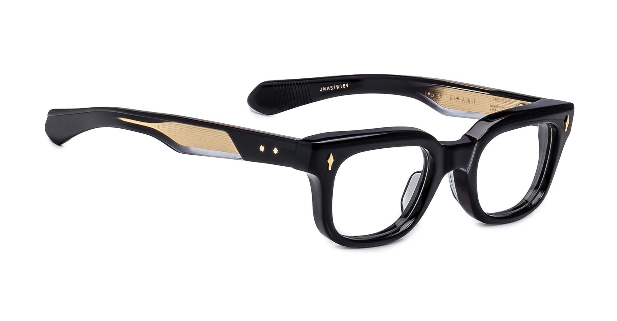 Ottica Mondello Roma - Jacques Marie Mage - JMMSTWRX-18V - STEWART - VENOM RX - Acetate - shape Squared - Black - EYEWEAR - EYEGLASSES - Unisex,Uomo,Donna,Women,Men - lens Clear - Made In Japan