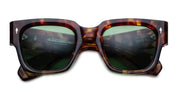 Ottica Mondello Roma - Jacques Marie Mage - JMMEZ-2Q - ENZO - BALTIC - Acetate - shape Squared - Havana - EYEWEAR - SUNGLASSES - Uomo,Men - lens Green - Made In Japan