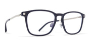 Ottica Mondello Roma - Mykita - 10029491 - TUKTU - DARK BLUE / SHINY SILVER RX - stainless steel - shape  - Silver, blue - EYEWEAR - EYEGLASSES - Unisex,Uomo,Donna,Women,Men - lens  - Made In Germany